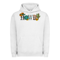 Pigment Lunar Rock howdy with cowboy hat and cactus Urban Hoodie - Artiststas