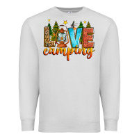 Dove Grey love camping Premium Sweatshirt - Zillion Design Studio