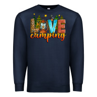 Navy love camping Premium Sweatshirt - Zillion Design Studio