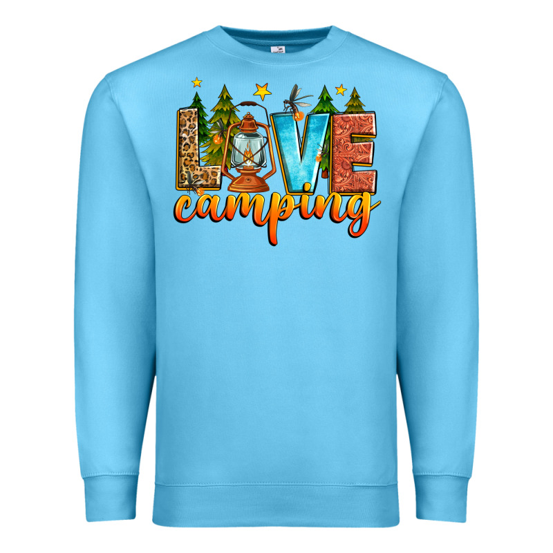 Love Camping Premium Sweatshirt by Zillion Design Studio | Teevron