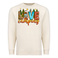 Sandshell love camping Premium Sweatshirt - Zillion Design Studio