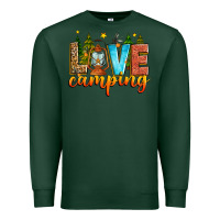 Sports Green love camping Premium Sweatshirt - Zillion Design Studio