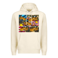 Tofu bulldozer camouflage american flag Premium Hoodie - Artiststas