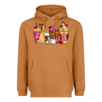 Meerkat princess cartoon coffee cups Heavyweight Hoodie - Zillion Design Studio