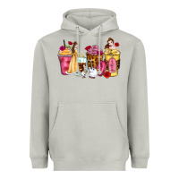 Moon Dust princess cartoon coffee cups Heavyweight Hoodie - Zillion Design Studio