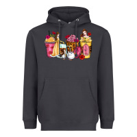 Smoke princess cartoon coffee cups Heavyweight Hoodie - Zillion Design Studio