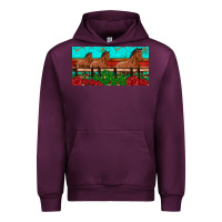 Mauve Wine horses roses ann cactuses license plate Urban Hoodie - Artiststas