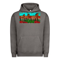 Pigment Tornado horses roses ann cactuses license plate Urban Hoodie - Artiststas