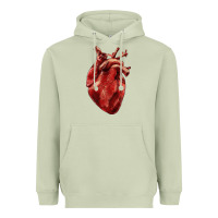 Matcha Anatomical heart Heavyweight Hoodie - RanaPortraitStore