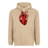 Mushroom Anatomical heart Heavyweight Hoodie - RanaPortraitStore