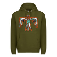 Army Green thunderbird Premium Hoodie - JahusDesignShop
