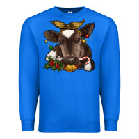 True Royal christmas baby cow Premium Sweatshirt - RanaPortraitStore