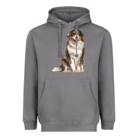 Storm Australian shepherd Heavyweight Hoodie - RanaPortraitStore