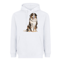 White Australian shepherd Heavyweight Hoodie - RanaPortraitStore
