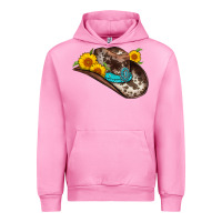 Fuchsia Pink cowboy hat Urban Hoodie - AdoDesignShop