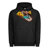 Pigment Black cowboy hat Urban Hoodie - AdoDesignShop