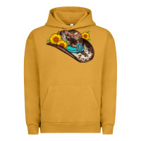 Pigment Peanut Butter cowboy hat Urban Hoodie - AdoDesignShop