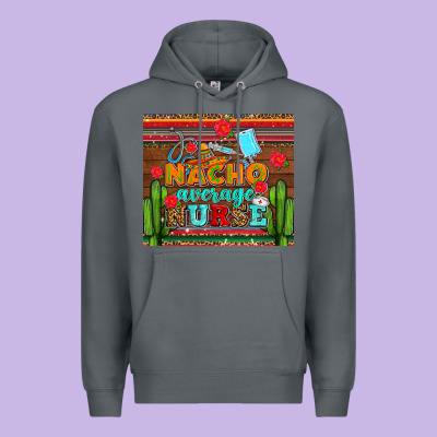 Nacho Average Nurse With Roses Premium Hoodie Designed By Adodesignshop