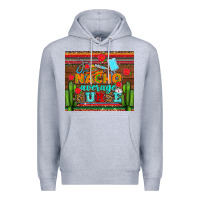Heather Grey nacho average nurse with roses Premium Hoodie - AdoDesignShop