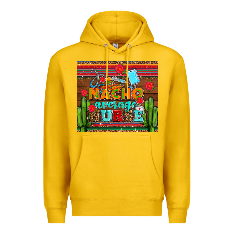 Nacho Average Nurse With Roses Premium Hoodie by AdoDesignShop | Teevron