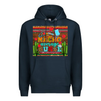 Navy nacho average nurse with roses Premium Hoodie - AdoDesignShop