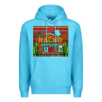 Ocean Blue nacho average nurse with roses Premium Hoodie - AdoDesignShop