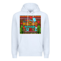 White nacho average nurse with roses Premium Hoodie - AdoDesignShop