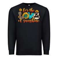 Black for the love of sunshine Premium Sweatshirt - Zillion Design Studio