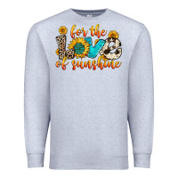 Heather Grey for the love of sunshine Premium Sweatshirt - Zillion Design Studio