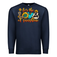 Navy for the love of sunshine Premium Sweatshirt - Zillion Design Studio