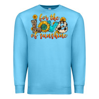 Ocean Blue for the love of sunshine Premium Sweatshirt - Zillion Design Studio