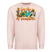 Pale Pink for the love of sunshine Premium Sweatshirt - Zillion Design Studio