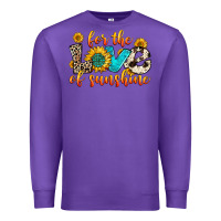 Purple for the love of sunshine Premium Sweatshirt - Zillion Design Studio
