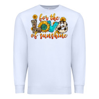 White for the love of sunshine Premium Sweatshirt - Zillion Design Studio