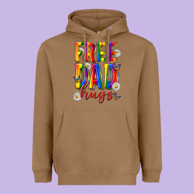 Heavyweight Hoodie free dad hugs