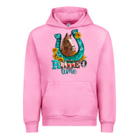 Fuchsia Pink horseshoe rodeo time Urban Hoodie - Artiststas