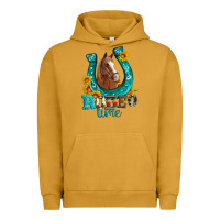 Pigment Peanut Butter horseshoe rodeo time Urban Hoodie - Artiststas