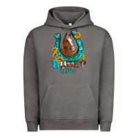Pigment Tornado horseshoe rodeo time Urban Hoodie - Artiststas