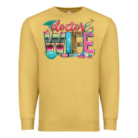 Antique Gold doctor wife Premium Sweatshirt - Zillion Design Studio