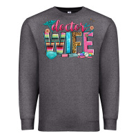 Charcoal Heather doctor wife Premium Sweatshirt - Zillion Design Studio