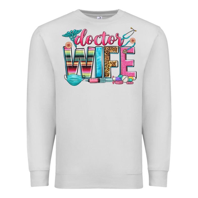 Doctor Wife Premium Sweatshirt by Zillion Design Studio | Teevron
