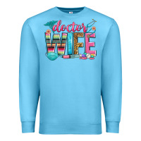 Ocean Blue doctor wife Premium Sweatshirt - Zillion Design Studio
