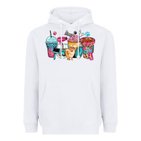 White pet groomer coffee cups Heavyweight Hoodie - Zillion Design Studio