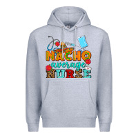 Heather Grey nacho average nurse Premium Hoodie - AdoDesignShop