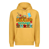 Mustard nacho average nurse Premium Hoodie - AdoDesignShop