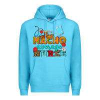 Ocean Blue nacho average nurse Premium Hoodie - AdoDesignShop