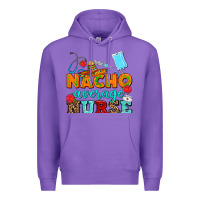 Purple nacho average nurse Premium Hoodie - AdoDesignShop