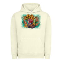 Pigment Pistachio cowboy boots sunflower Urban Hoodie - AdoDesignShop