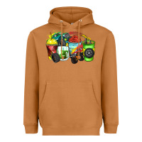 Meerkat monster truck coffee cups Heavyweight Hoodie - Zillion Design Studio