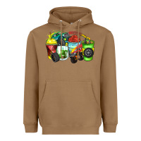 Toasted Coconut monster truck coffee cups Heavyweight Hoodie - Zillion Design Studio